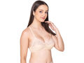 Bodycare polycotton wirefree adjustable straps designer net cup non padded bra-1535S