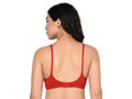 Bodycare Seamed, Non Padded Bra-1567-Red