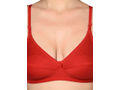 Bodycare Seamed, Non Padded Bra-1567-Red