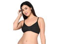 Bodycare Non Padded, Front open Bra-1568-Black