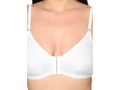 Bodycare Non Padded, Front open Bra-1568-White