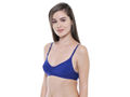 Perfect Coverage Bra-1575-RBL with free transparent strap