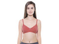 Perfect Coverage Bra-1575-A.Rose with free transparent strap