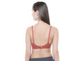 Perfect Coverage Bra-1575-A.Rose with free transparent strap