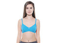 Perfect Coverage Bra-1575-Firozi with free transparent strap