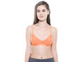 Perfect Coverage Bra-1575Peach with free transparent strap