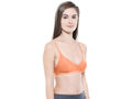 Perfect Coverage Bra-1575Peach with free transparent strap