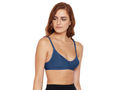 Perfect Coverage Bra-1575-S.Grey with free transparent strap