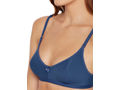 Perfect Coverage Bra-1575-S.Grey with free transparent strap