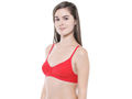 Perfect Coverage Bra-1575RE with free transparent strap