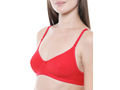 Perfect Coverage Bra-1575RE with free transparent strap