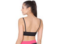 Bodycare Wire free, Seamless Padded Sports Bra -1606-BLACK