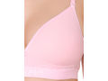 Bodycare Wire free, Seamless Padded Sports Bra -1606-PINK