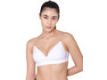 Bodycare Wire free, Seamless Padded Sports Bra -1606-WHITE