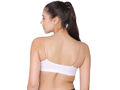 Bodycare Wire free, Seamless Padded Sports Bra -1606-WHITE