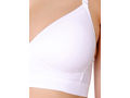 Bodycare Wire free, Seamless Padded Sports Bra -1606-WHITE