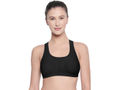 Racerback Sports Bra-1612-Black