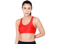 Racerback Sports Bra-1612RED