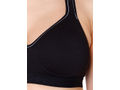 Bodycare cotton spandex wirefree adjustable straps seamless padded sports bra-1615B