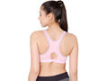 Bodycare cotton spandex wirefree adjustable straps seamless padded sports bra-1615PI