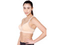 Bodycare cotton spandex wirefree adjustable straps seamless padded sports bra-1615S