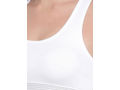 Racerback Sports Bra-1616-White