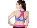 Bodycare Polyamide spandex broad straps seamless padded sports bra-1624RBLU