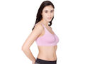 Bodycare modal spandex wirefree broad straps soft cup sleep bra-1625LILAC