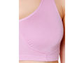 Bodycare modal spandex wirefree broad straps soft cup sleep bra-1625LILAC