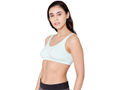 Bodycare modal spandex wirefree broad straps soft cup sleep bra-1625SGRN