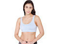 Bodycare modal spandex wirefree broad straps soft cup sleep bra-1625SKY