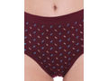 Pack of 3 Printed Cotton Briefs in Assorted colors-24000