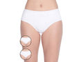 BODYCARE Pack of 3 100% Cotton Classic Panties in White Color-26W