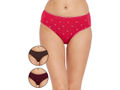 Pack of 3 Bodycare Premium Printed Cotton Briefs in Assorted colors