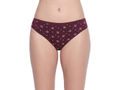 BODYCARE Pack of 3 Dark Printed High Cut Briefs in Assorted Color-5000