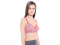 Premium Padded Bra-5528-RED