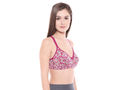 Premium Padded Bra-5528-Wine