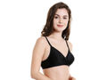 Seamless Cup Bra-5551B with free transparent strap