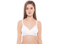 Seamless Cup Bra-5551W with free transparent strap