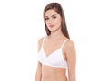 Seamless Cup Bra-5551W with free transparent strap