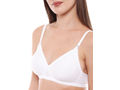 Seamless Cup Bra-5551W with free transparent strap