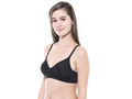 Seamless Cup Bra-5554B with free transparent strap
