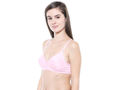 Seamless Cup Bra-5554PI with free transparent strap