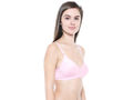 Seamless Cup Bra-5554PI with free transparent strap