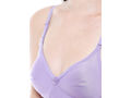 Seamless Cup Bra-5554PU with free transparent strap