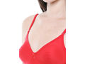 Seamless Cup Bra-5554RE with free transparent strap