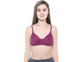 Seamless Cup Bra-5554WI with free transparent strap