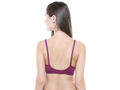 Seamless Cup Bra-5554WI with free transparent strap