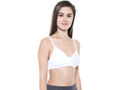 Seamless Cup Bra-5554W with free transparent strap