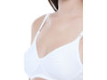 Seamless Cup Bra-5554W with free transparent strap